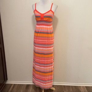 Athleta Byzantine Striped Stretch Maxi Dress